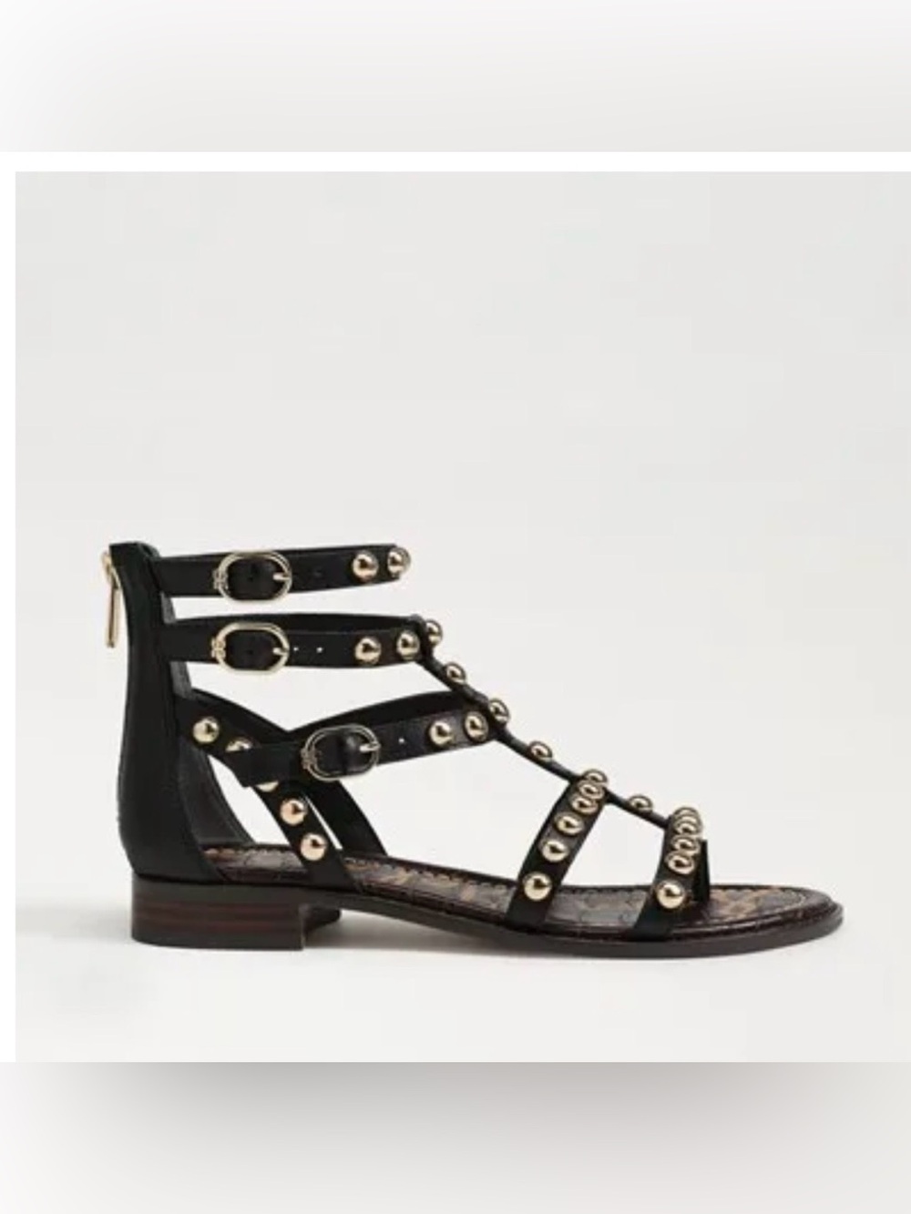 Sam Edelman Estella Black Studded Gladiator Sandals